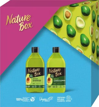 Kosmetická sada Nature Box Avocado dárková sada regeneračního šamponu a kondicionéru