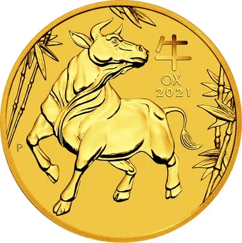 Zlatá mince 1 Oz Lunar Series III Year of the Ox 2021
