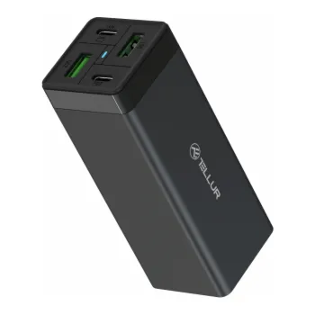 Tellur AC nabíječka PDHC2 65W (2xPD2xQC3.0) EU UK US Black