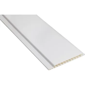 Obklad Plastová palubka Color P100 bílá, délka 6mb plně probarvené, palubka vhodná pro podbití