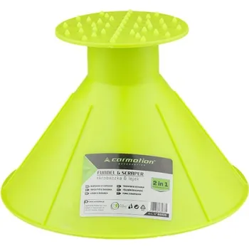 Autoškrabka Carmotion Magická škrabka na led + trychtýř 2v1
