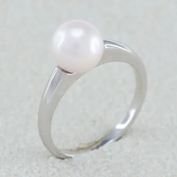 Prsten Stříbrný prsten s perlou Mavis