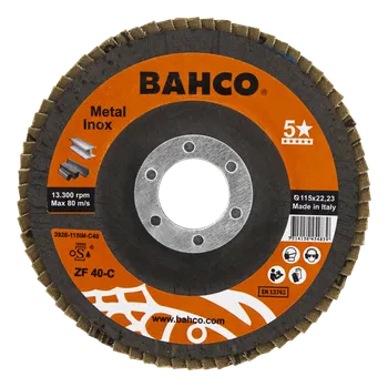 Brusný kotouč Odolný kónický brusný lamelový kotouč BAHCO 3926-115IM-C40