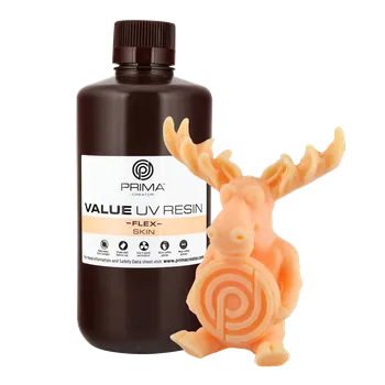 Příslušenství k 3D tiskárně PrimaCreator Value Flex UV Resin - 1000 ml - Skin