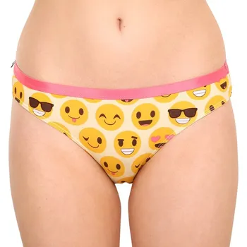 Kalhotky Veselé dámské kalhotky Dedoles Smajlíci (GMFB085) L Možnost vrácení zboží ZDARMA do 120 dnů!