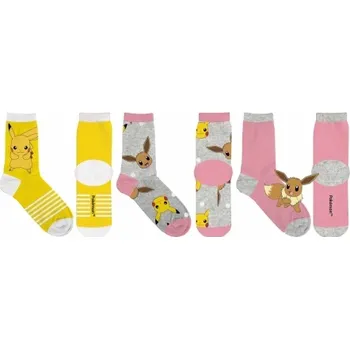 Oblečení a móda Ponožky Pokémon Pikachu 3 pack Girls vel 23-26