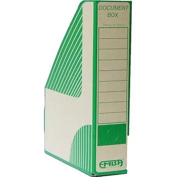 Archivační box Archivní box zkosený, 305 x 230 x 75 mm, Emba, zelená