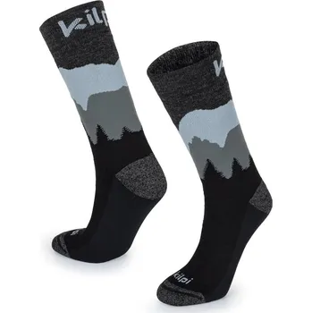 Pánská móda KILPI NORS-U ČERNÁ unisex sportovní ponožky na běžky, turistiku Velikost: S (35 -38 )
