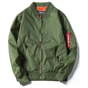 Pánská softshellová bunda Bomber pánská bunda air force na zip s výstřihem do V Barva: Tmavě Zelená, Velikost: XL