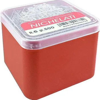 Texi Ocelový špendlík, poniklovaný, 30x0,6 mm (box 500 g)