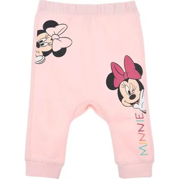 Dívčí tepláčky Minnie Mouse - světle růžová Velikost: 86