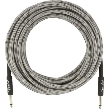 Příslušenství ke zvukové technice FENDER kabel PRO 25' INST CABLE WHT TWD