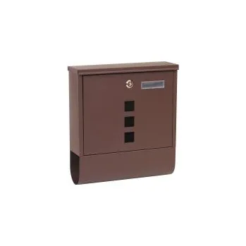 Poštovní schránka Pošt.schránka BK210 s tubusem hnědá mat.