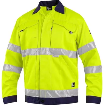 pracovní bunda Bunda reflexní CXS NORWICH žlutá/modrá 52