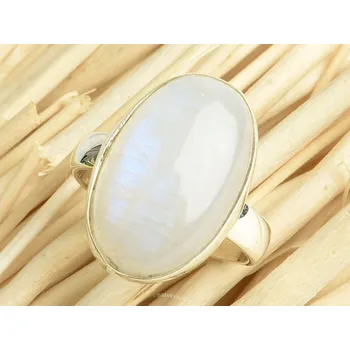 Prsten Prsten měsíční kámen oválný vel. 55 Ag 925/1000 6,6g