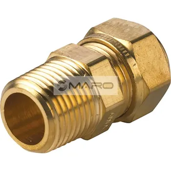 Instalatérský materiál Flamco Šroubení svěrné přímé VSH s vnějším závitem na měděné trubky 18 mm x 3/4", 20400185