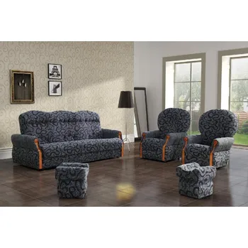 Sedací souprava Falco Sedací souprava Kara 3F+1+1+2T šedá/dř.olše