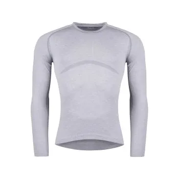 Dámské termo spodní prádlo Triko funkční FORCE SOFT dlouhý rukáv, světle šedé