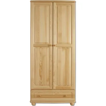 Komoda Šatní skříň DREWMAX SF107 z borovicového masivu Barevné provedení: Grey-šedá