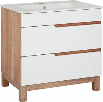 Koupelnový nábytek A-INTERIÉRY Koupelnová skříňka s keramickým umyvadlem Donau 80-2Z