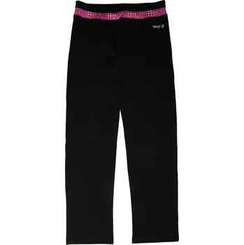 Dámské legíny Dámské legíny - Wolf T2274, černá/ růžový pas Barva: Černá, Velikost: L