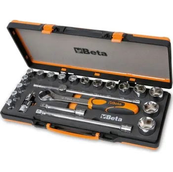 Ruční nářadí 920A/C17MR Sada 17 šestihranných hlavic a 5 příslušenství v pěnové vkladce, v kovovém kufříku (Sada 17 šestihranných hlavic a 5 příslušenství v pěnové vkladce, v kovovém kufříku)