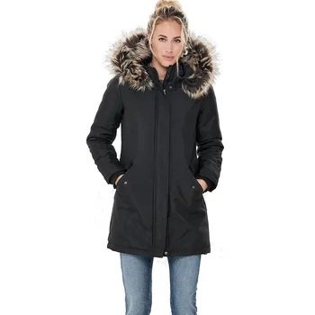 Dámský kabát Only Solid Parka Coat 15156573 černý