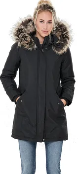 Dámský kabát Only Solid Parka Coat 15156573 černý
