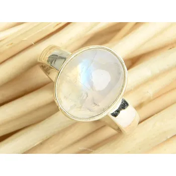 Prsten Měsíční kámen prsten oválný Ag 925/1000