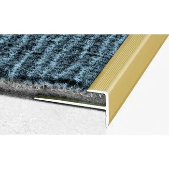 ukončovací lišta Profil team Schodový profil 28 x 15 mm - pro linoleum, PVC, vinyl a koberce - do 5 mm Provedení: Zlatá E00 120cm