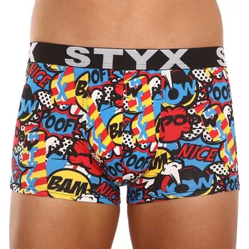 Boxerky Pánské boxerky Styx art sportovní guma poof (G1153) L Možnost vrácení zboží ZDARMA do 120 dnů!