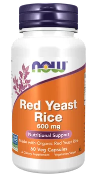 Přírodní produkt Now Foods Red Yeast Rice 600 mg