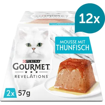 GOURMET Revelations pěna v omáčce s tuňákem 12× 2× 57 g
