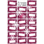 ARCH Vánoční samolepky na dárky vločky…