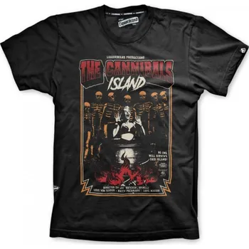 Pánské tričko Tričko Pánské Liquor Brand Cannibals Island - velikost XXL