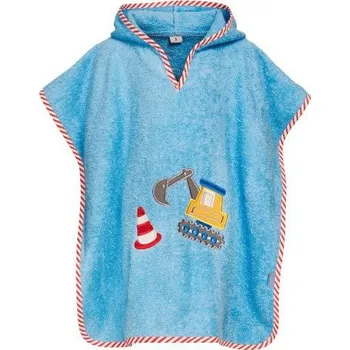 Dívčí župan Osuška pončo Playshoes bagr > varianta bagr