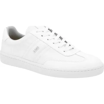 Pánské pantofle boss Tenisky Ribeira s přídavkem kůže | Barva:bílý | Velikost:40
