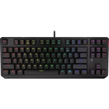 Klávesnice Endorfy herní klávesnice Thock TKL Khail RD RGB /USB/ red sw. / drátová / mechanická / US layout / černá RGB