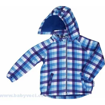 Dětská softshelová bunda modrá kostička Playshoes > 80-86