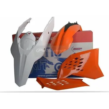 POLISPORT kompletní plasty KTM EXC/EXC-F 08-11, barva OEM KTM EXC 300 E rok 08-09
