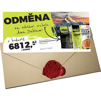 Dárkový potravinový koš Dárkový poukaz "Ama Dablam" - 6 812 Kč Forma: Elektronický poukaz v PDF