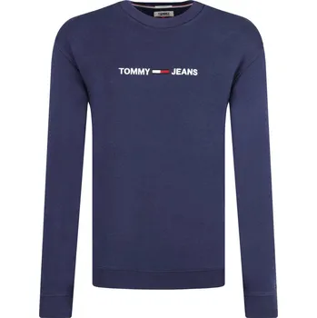 Pánská mikina Tommy Jeans Mikina TJM SMALL LOGO | Barva:tmavě modrá | Velikost:XL