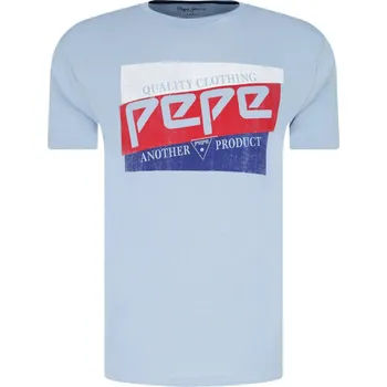 Pánské tričko Pepe Jeans London Tričko Dominik | Barva:světlo modrá | Velikost:L
