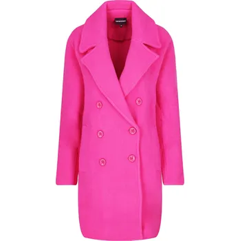 Emporio Armani vlněný kabát | Barva:fuchsiový | Velikost:40