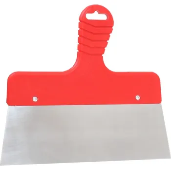 TOPTRADE stěrka nerezová, široká, plastová rukojeť, 250 mm 106343