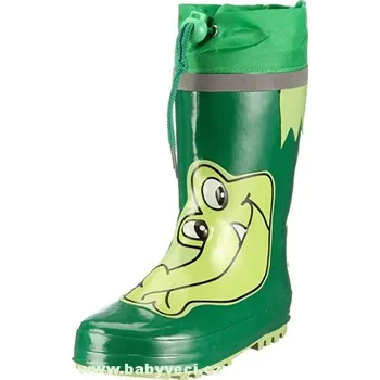 Dívčí obuv Dětské holinky krokodýl zelené Playshoes > 28-29