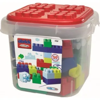 ostatní stavebnice Abrick STAVEBNICE v dóze 50 ks MAXI kostek,