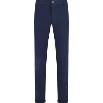 Pánské kalhoty HUGO Kalhoty chino Heldor | Barva:tmavě modrá | Velikost:50