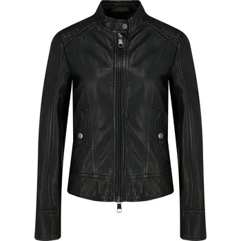 Dámská casual bunda BOSS CASUAL Kůžoná bunda Jamly | Barva:černý | Velikost:38