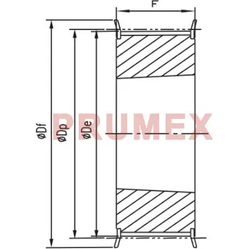 Řemenice TB 30 8M 30 optibelt ZRS na Taper Lock